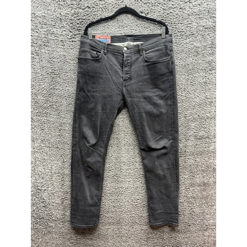 Acne Studios Bla Konst Floragatan 13 Stockholm Button Fly Jeans Men Size 34 x 29